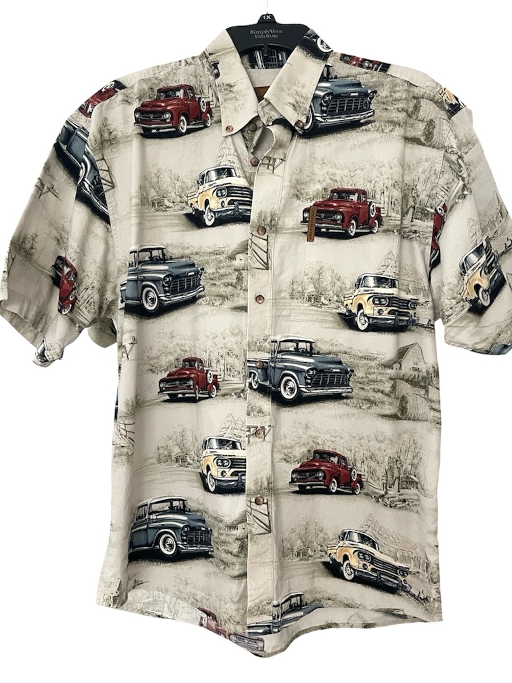 Clearwater Outfitters | Classic Trucks Button Up Shirt Sz L